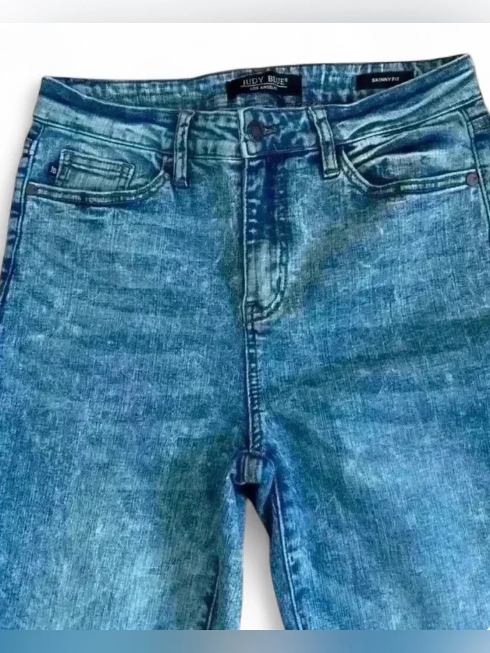 Judy Blue Mid Rise Acid Wash Jeans stretch denim. SZ. 9/29
